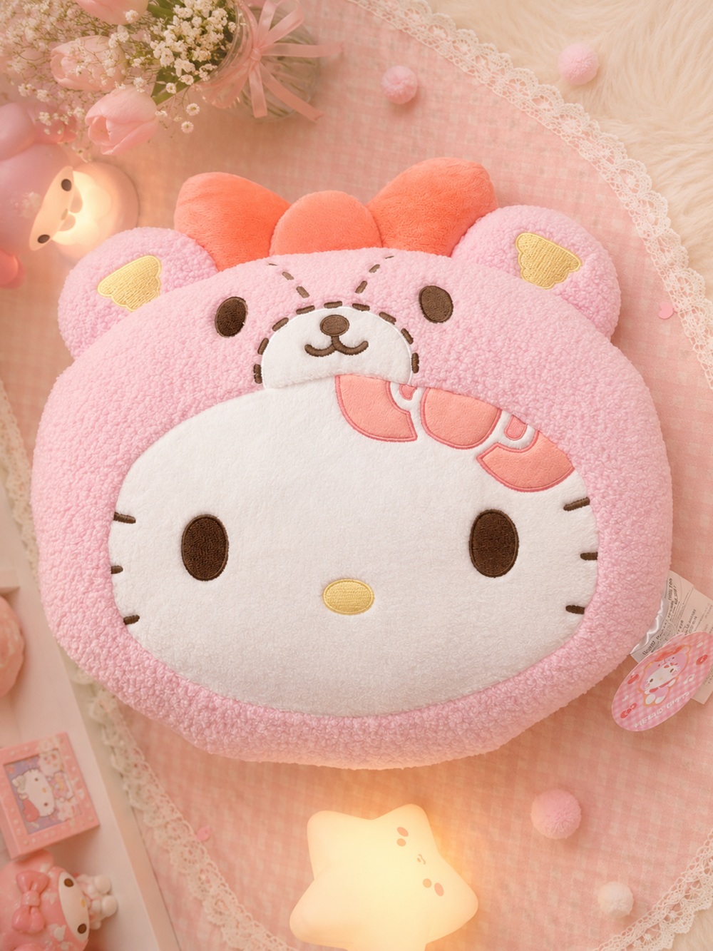 Hello Kitty Bear Costume Plush Pillow Cushion – Sanrio